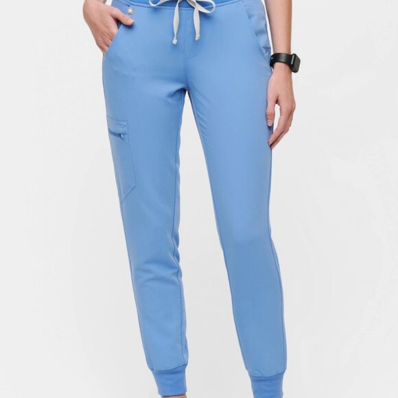 FIGS Zamora Jogger Scrub Pants in Ceil Blue size Medium Regular - Picture 1 of 12